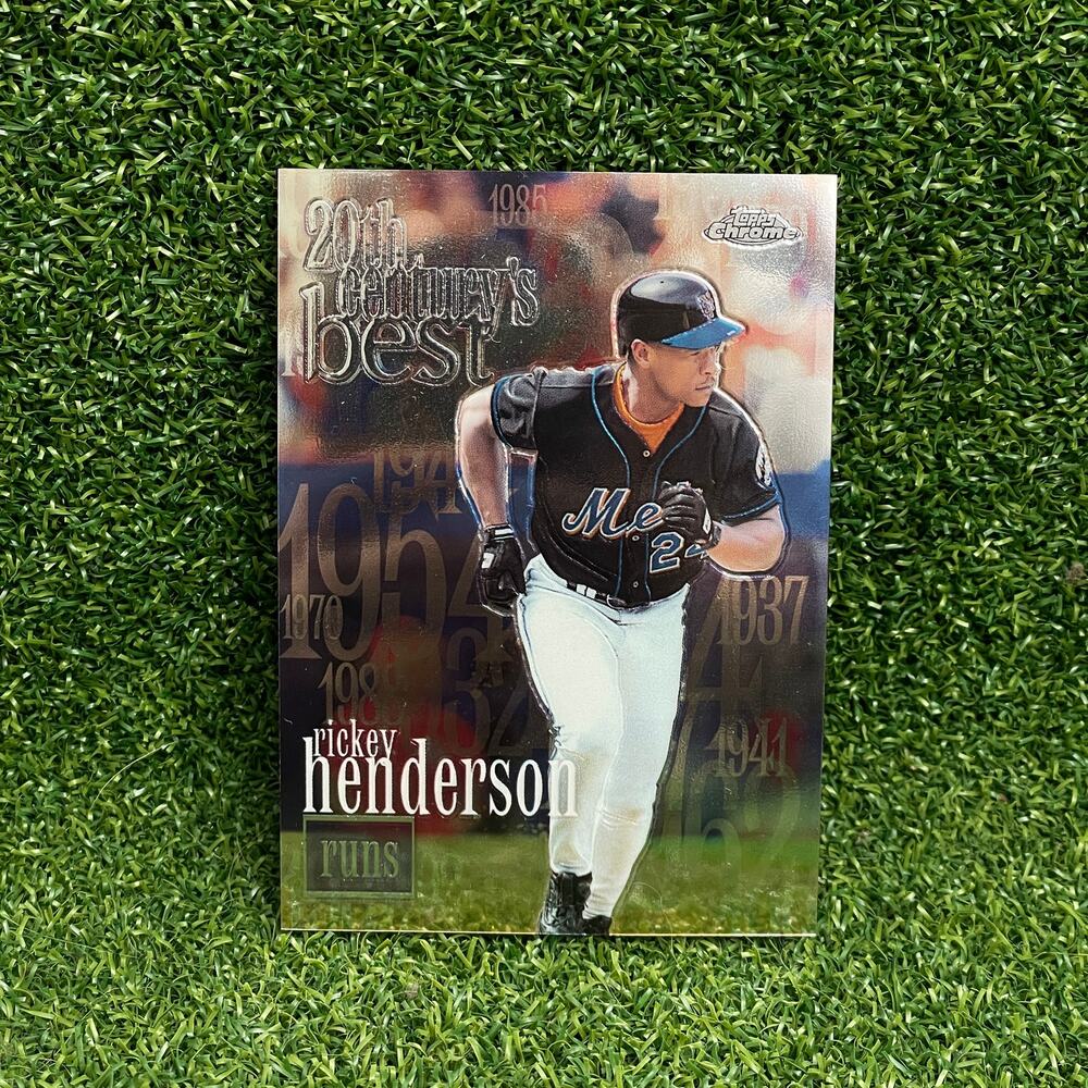 2000 Topps Chrome Rickey Henderson #234 Baseball Card